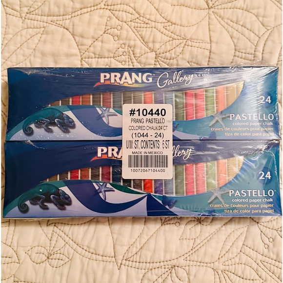 6 sets of Prang Pastellos Colored Chalk for drawing paper *New, unopened* - Picture 2 of 4